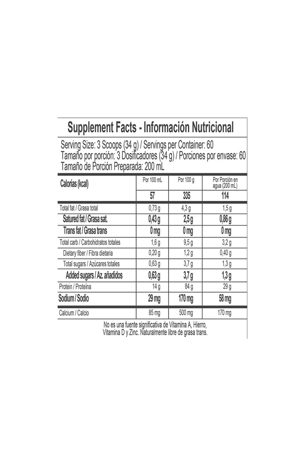 ISO WHEY 100% 2040 GR 60 SERV