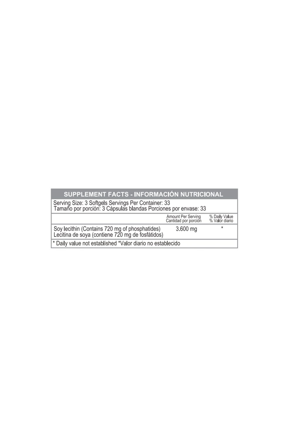 MEGA LECITHIN 1200MG 100 S
