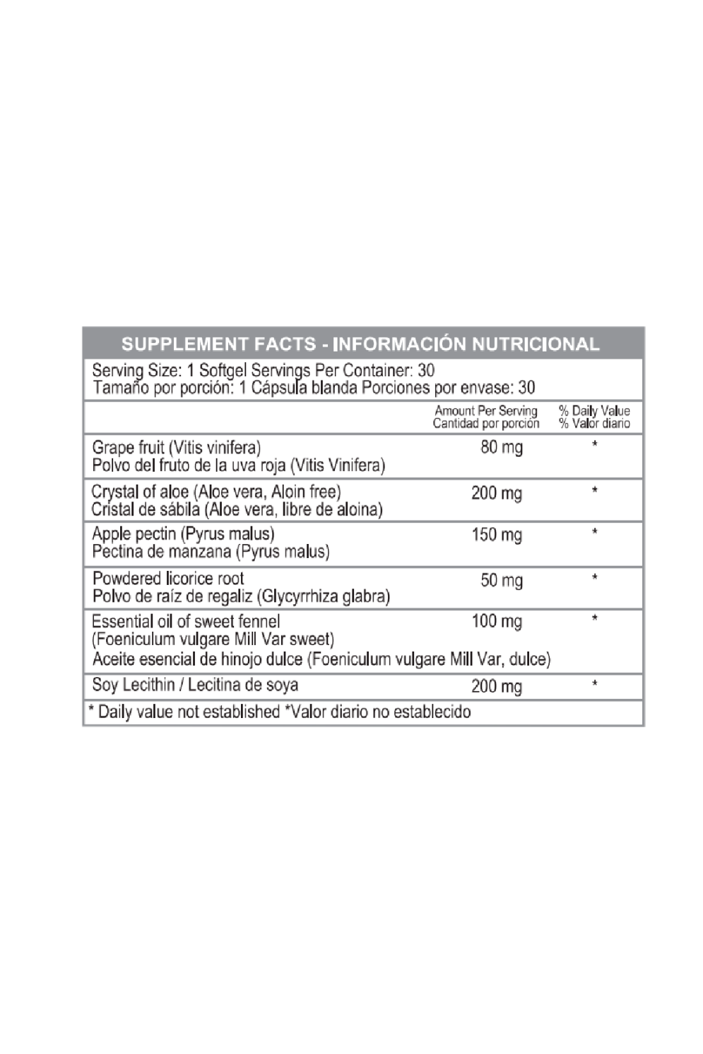NUTRALAX 30 SOFTGELS BLISTER