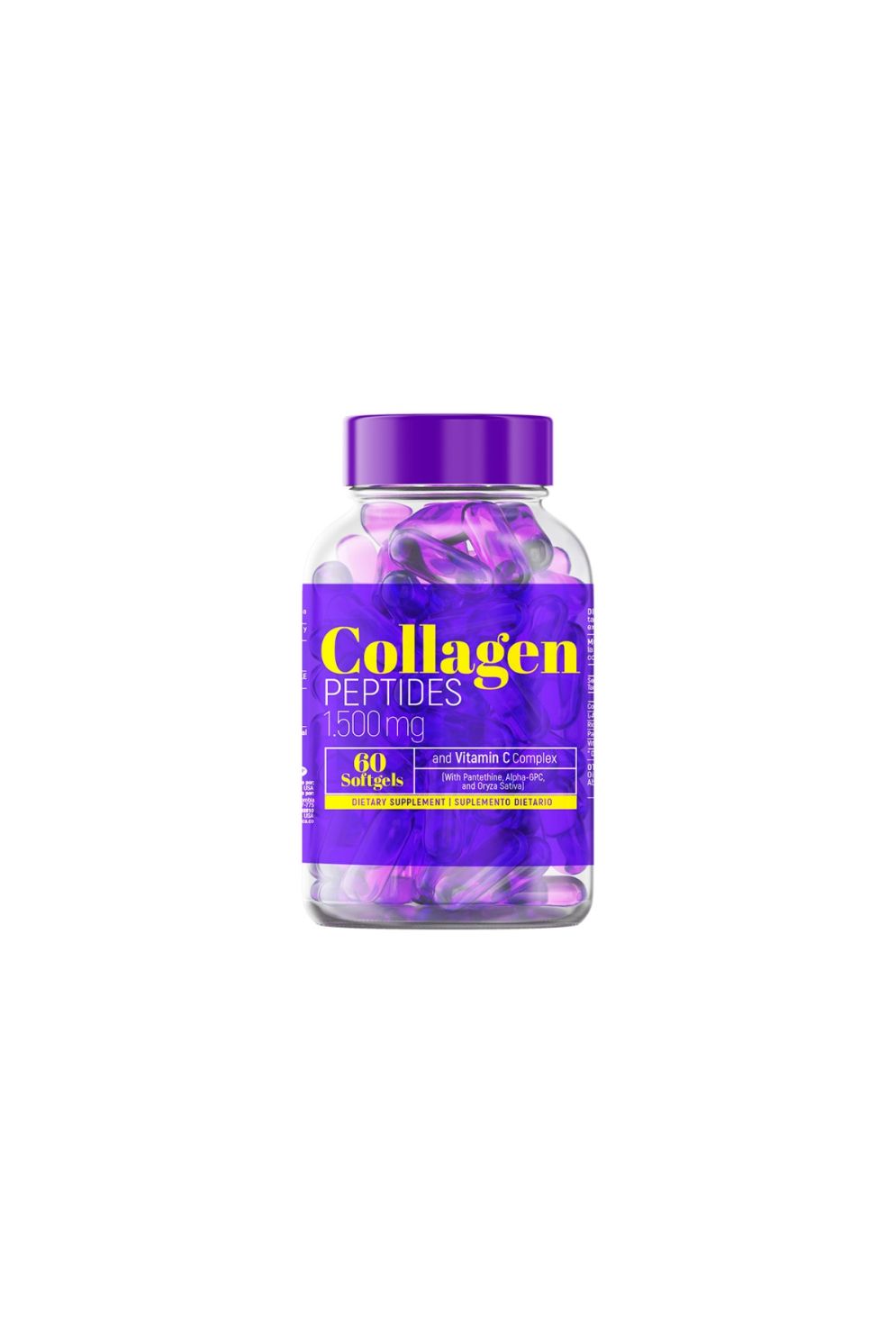 PÉPTIDOS DE COLÁGENO PLUS VITAMINA C & PHYTOCE 60 CÁPSULAS BLANDAS