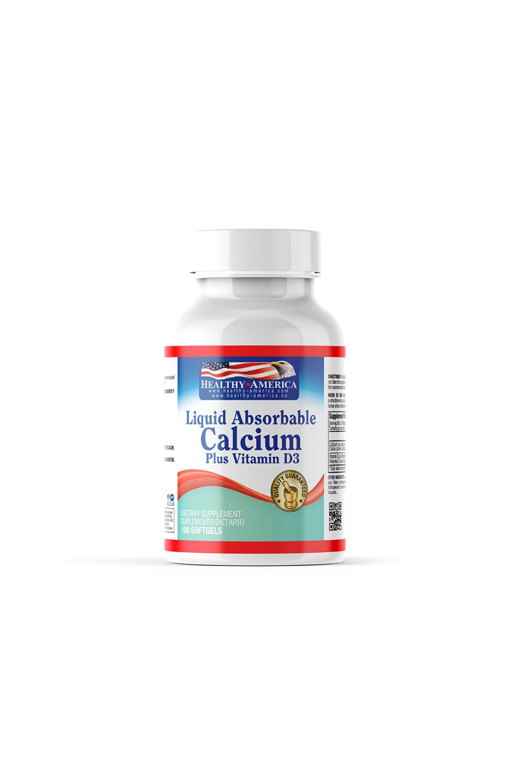 LIQ ABS CALCIUM 1200MG D3 400 IU 100S