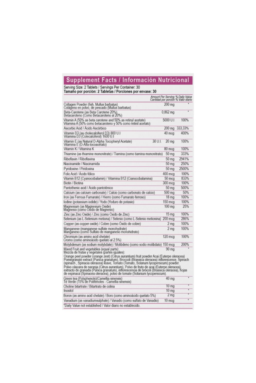 MEGA POWER FOR WOMEN 60T