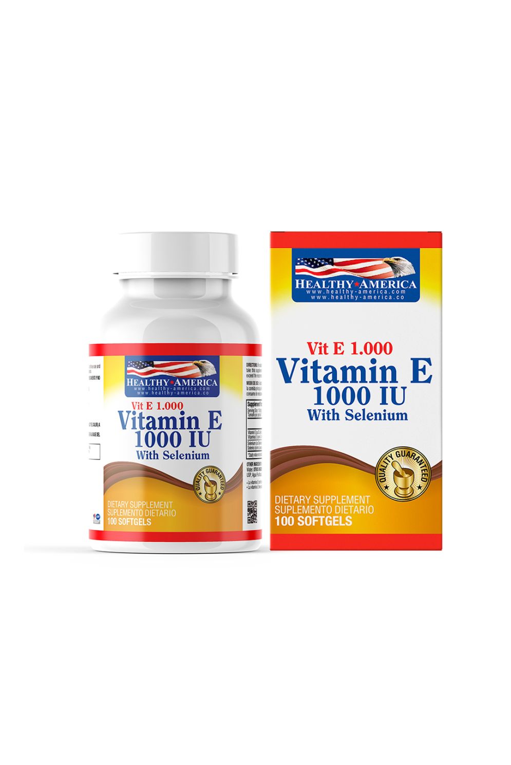 VITAMIN E 1000IU W SELEN 100 S