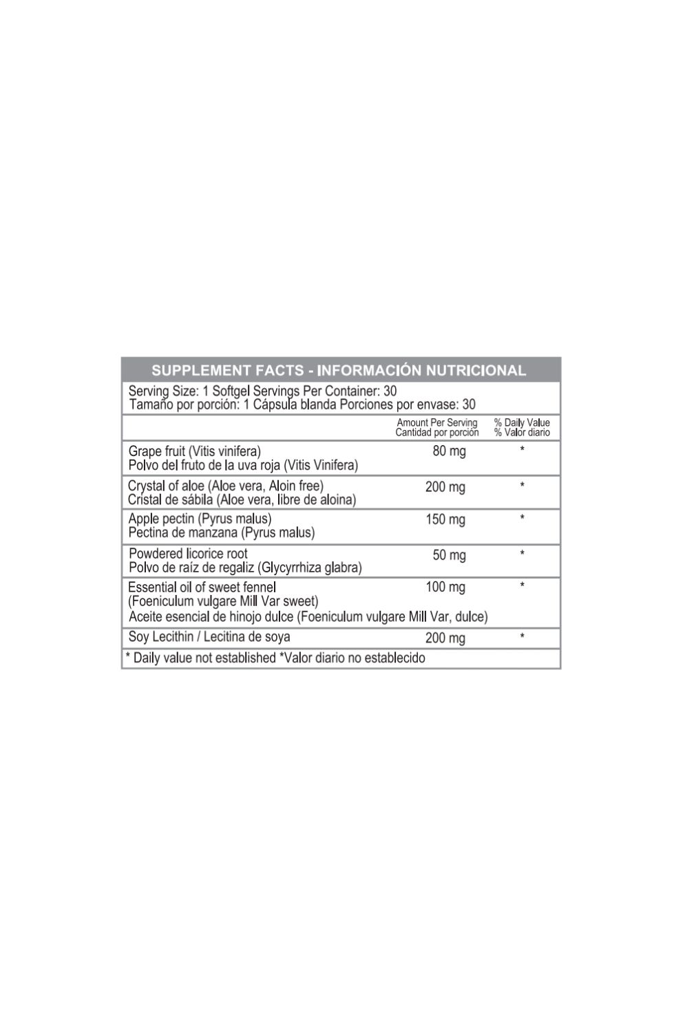 NUTRALAX 10 SOFTGELS