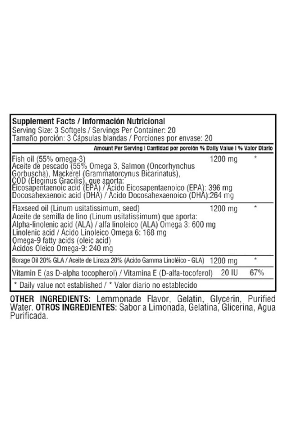 TRIPLE OMEGA 369 1200MG 60S
