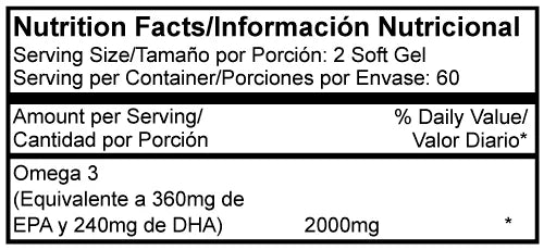 OMEGA-3 120 CÁPSULAS