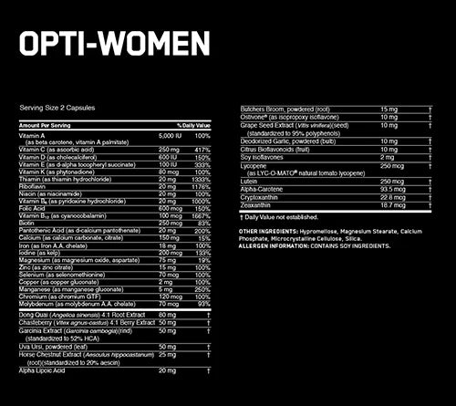 OPTI-WOMEN 60 CÁPSULAS