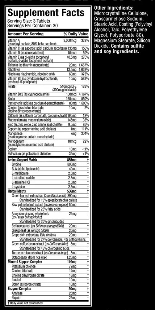 PLATINUM MULTIVITAMÍNICO 30 SERVICIOS