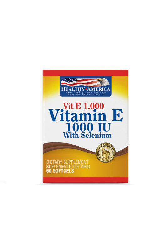 VITAMIN E 1000 IU W SELEN 60S
