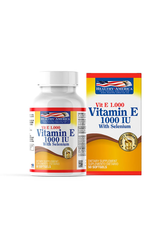 VITAMIN E 1000IU W SELEN 50S