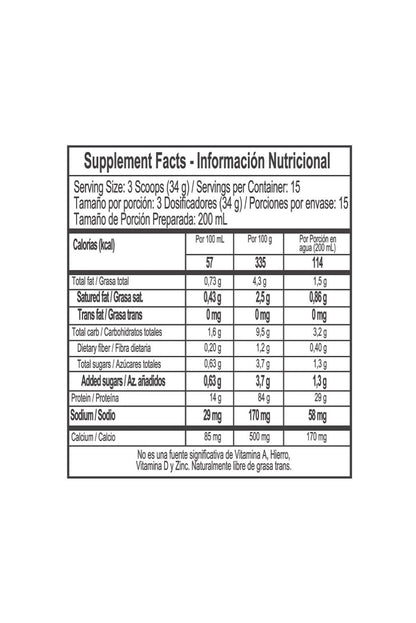 ISO WHEY 100% 510 GR 15 SERV
