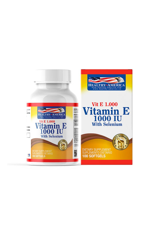 VITAMIN E 1000IU W SELEN 100 S