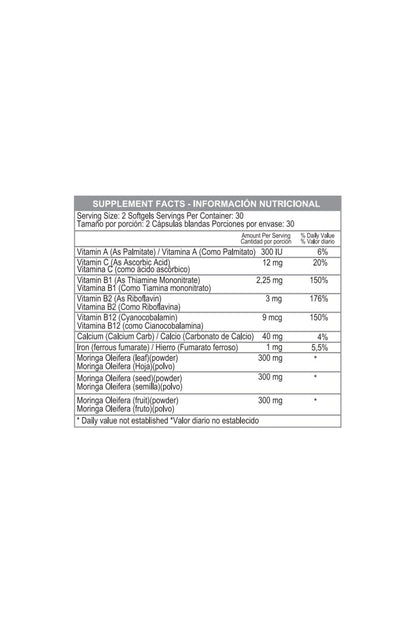 MORINGA OLEIFERA 1200MG 60S
