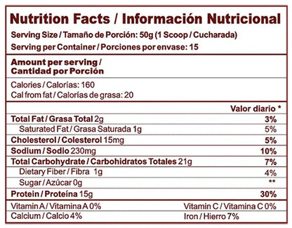 PROTEIN PANCAKE TRADICIONAL 15 SERVICIOS
