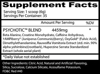 PSYCHOTIC RED 35 SERVICIOS